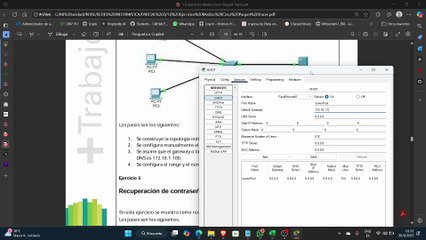 Ejercicio Red con servidor DHCP