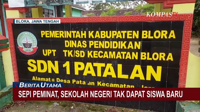 Sekolah Negeri di Blora Tidak Dapat Siswa Baru, Akan Di-Regrouping