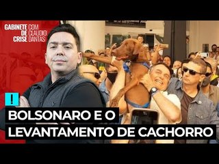 Bolsonaro agora pratica o levantamento de cachorro