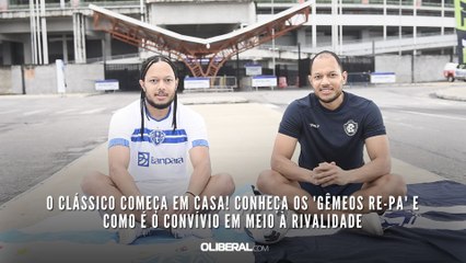 O clássico começa em casa! Conheça os 'gêmeos Re-Pa' e como é o convívio em meio à rivalidade