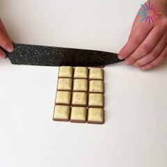 Getting one extra piece of chocolate! 🍫😋