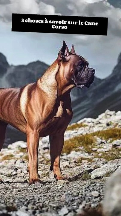 3 choses à savoir sur le Cane Corso