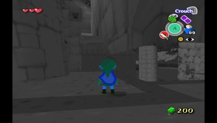 Wind Waker. Actors on side of Hyrule Map test P2