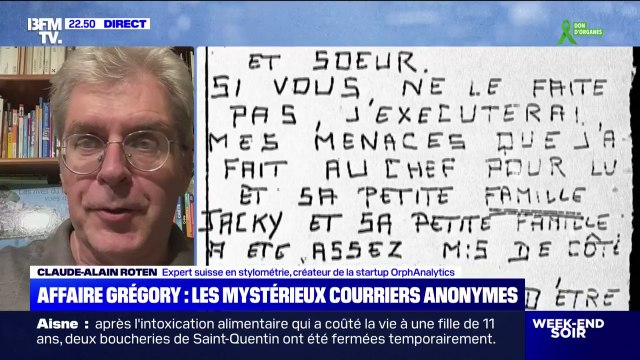 Affaire Grégory/Stylométrie: On a été surpris par la qualité des signaux obtenus , explique Claude-Alain Roten, l'expert qui a analysé les lettres des corbeaux