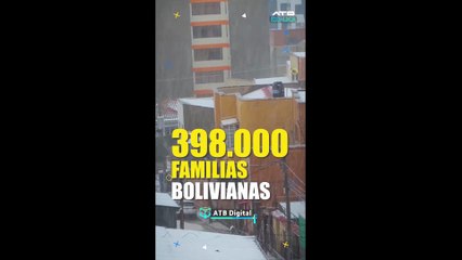 398 mil familias bolivianas afectas por heladas y granizadas