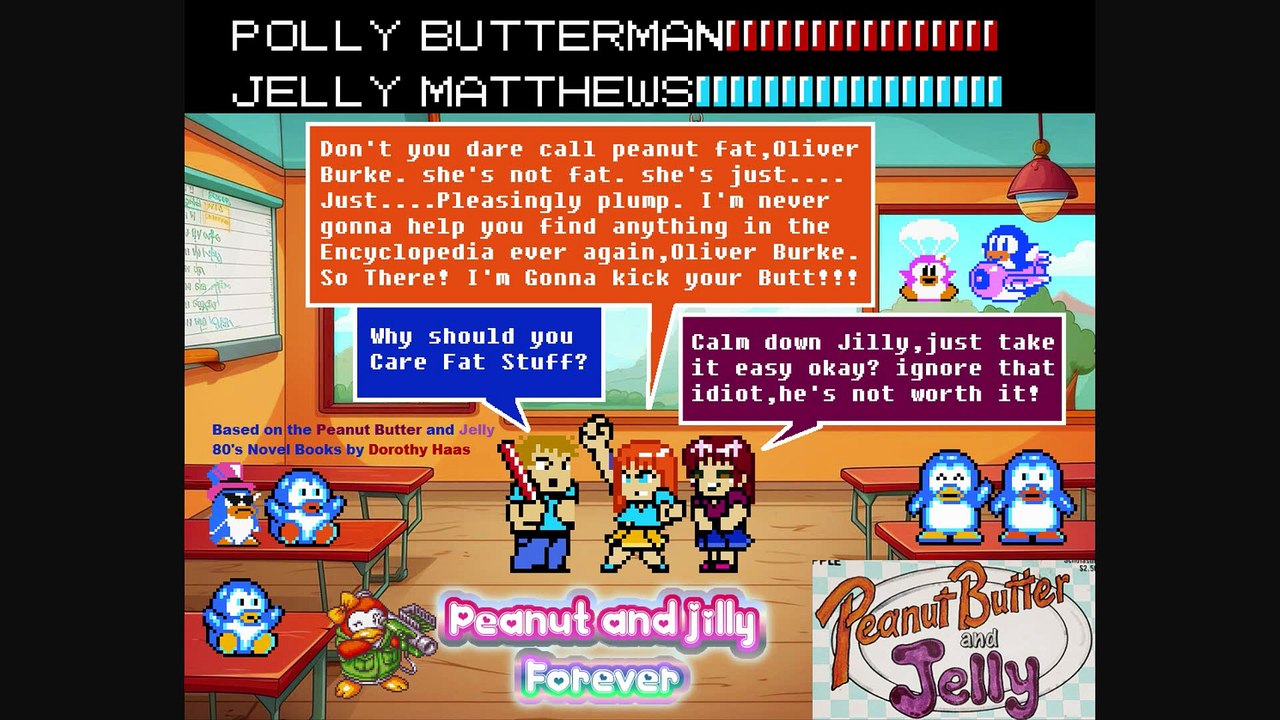 Peanut Butter & Jelly Vol 2 - Peanut and Jilly forever  [River City Ransom Style Fan Made Sprite Custom Wallpaper]
