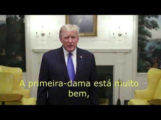 Donald Trump: "Acho que estou muito bem"