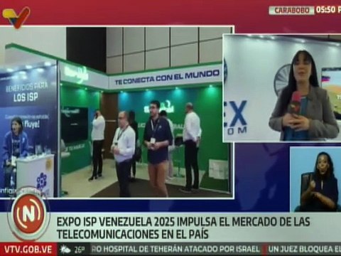 Carabobo | Servicios de telecomunicaciones son impulsados por la Expo ISP Venezuela 2025
