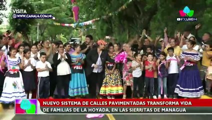 👷‍♂️ Avanza el desarrollo: inauguran proyecto Vial en Comunidad La Hoyada, Managua 🚜