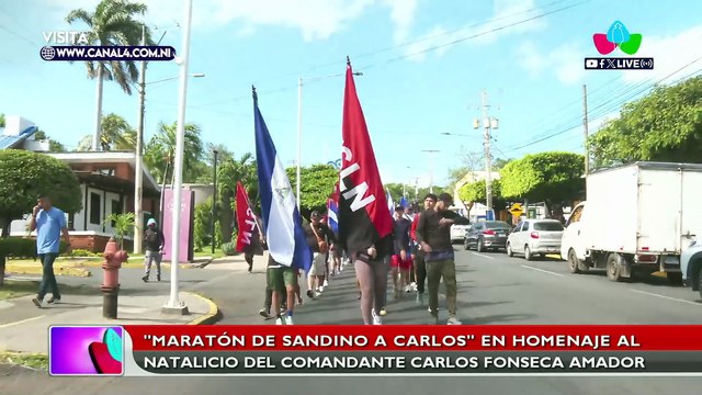 Maratón de Sandino a Carlos 🏃‍♀️ | En honor al héroe de la Revolución Popular SandinistaMaratón de Sandino a Carlos 🏃‍♀️ | En honor al héroe de la Revolución Popular Sandinista