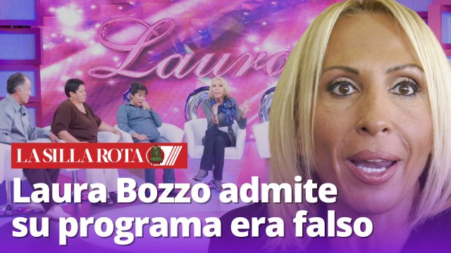 Laura Bozzo admite que muchos casos de su programa eran falsos