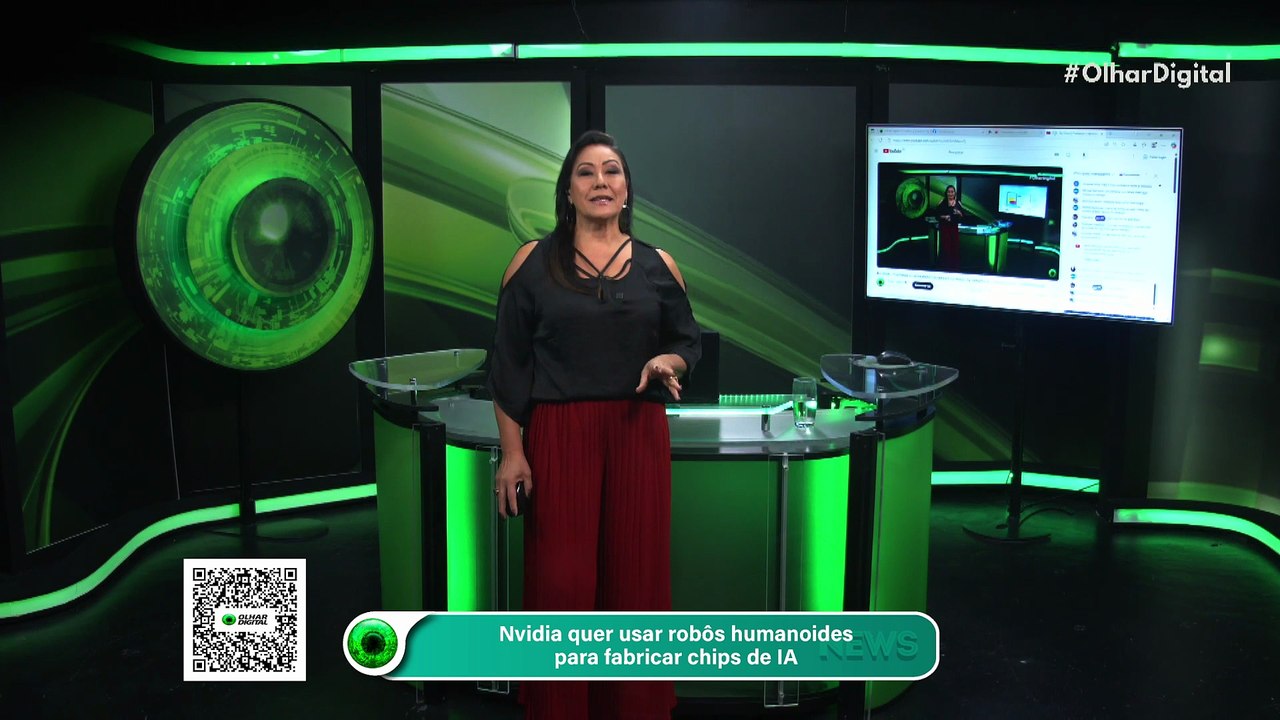 Nvidia quer usar robôs humanoides para fabricar chips de IA