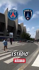 El estadio del PSG y el estadio del París FC sólo los separa una calle y ahora ambos jugarán en Ligue 1.