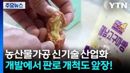 농산물 가공 신기술 산업화...개발에서 판로 개척도 앞장! / YTN