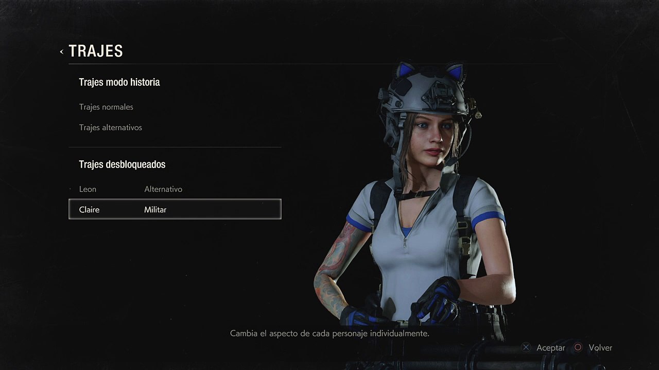 RESIDENT EVIL 2 PS4 TRICK COSTUMES