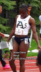 250 Track & Field Athletes in 25 Seconds: Amya Clarke