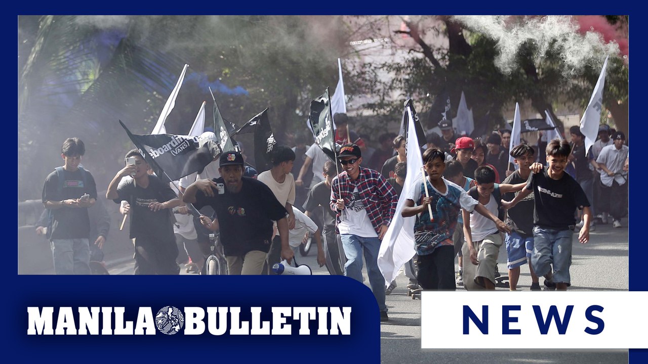 Skaters gather for annual Go Skateboarding Day celebration along Roxas Boulevard in Manila