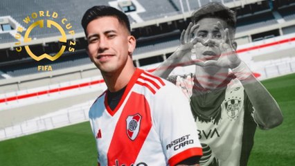 Maxi Meza se enfrenta a Rayados ahora con River Plate: "Es un partido especial, es un club que me dio mucho"