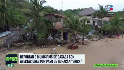 Estos fueron los estragos del huracán Erick en Guerrero y Oaxaca