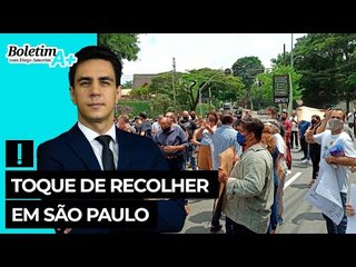 Toque de recolher em São Paulo