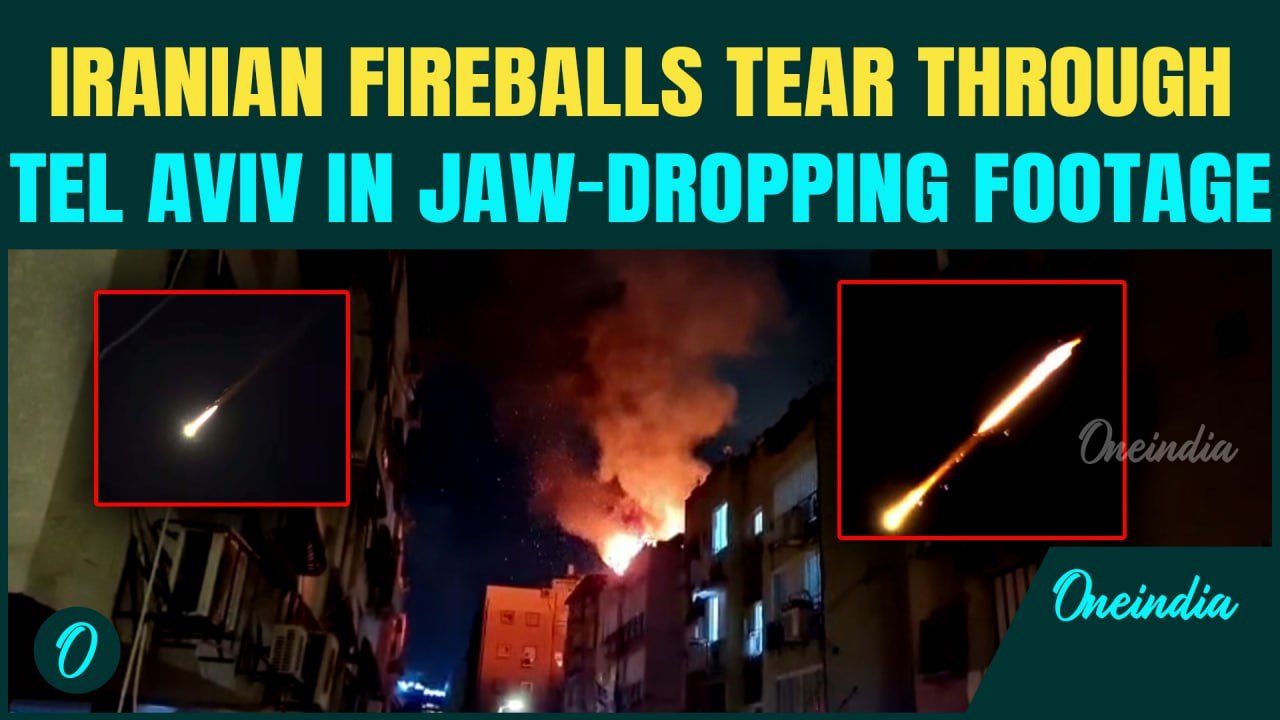 Iranian Missiles FIREBALL Into Tel Aviv: SHOCKING Video Shows Iranian Missiles RACE Towards Israel