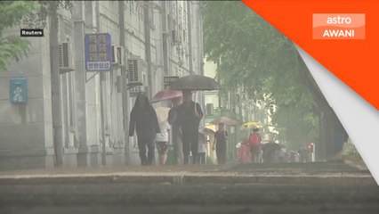 Hujan lebat melanda Pyongyang, amaran dikeluarkan di beberapa wilayah