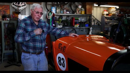 Father and son duo restore and re-enact race cars that go back before WW2