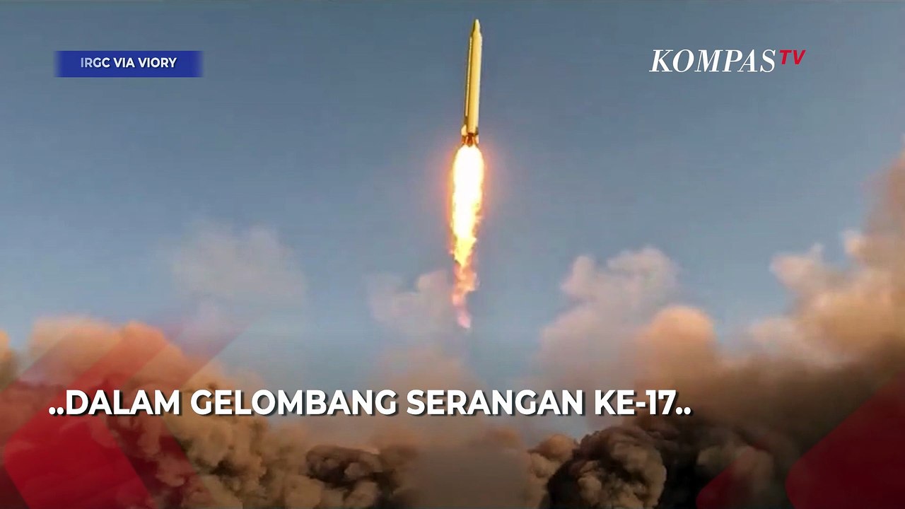 Serangan Lanjutan! Iran Luncurkan Rudal Wave-17, Siap Jebol Iron Dome Israel?