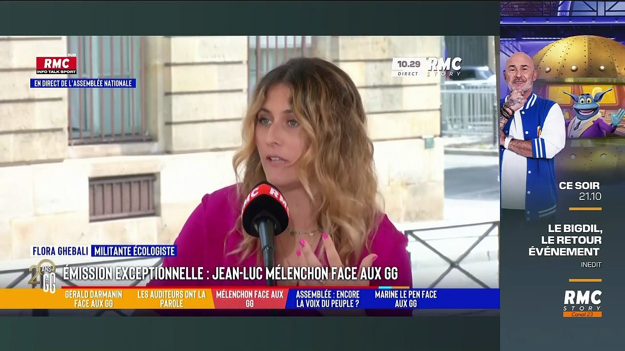 Le clash entre Jean-Luc Mélenchon et la chroniqueuse Flora Ghebali a marqué les esprits sur RMC.