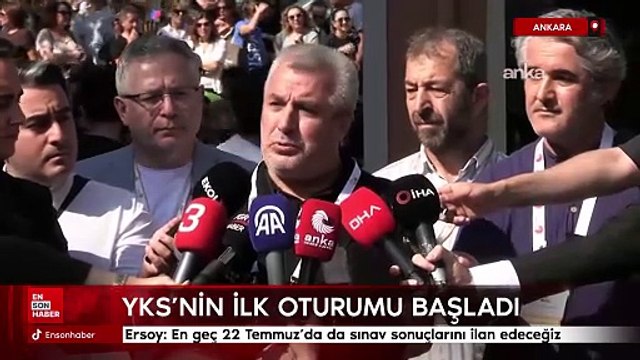 ÖSYM Başkanı Ersoy: En geç 22 Temmuz’da da sınav sonuçlarını ilan edeceğiz