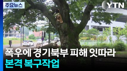 폭우에 경기북부 곳곳 피해...본격 복구작업 / YTN