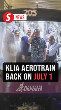 KLIA Aerotrain set to resume service on July 1