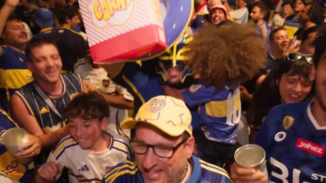 La locura y felicidad de los hinchas de Boca a pesar de la derrota contra el Bayern