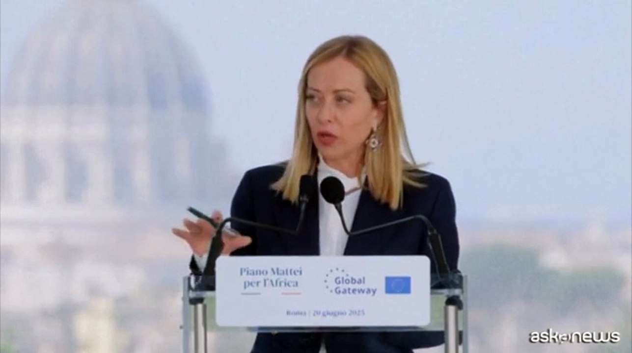 Meloni: per Africa 1,2 mld investimenti e abbattimento debito