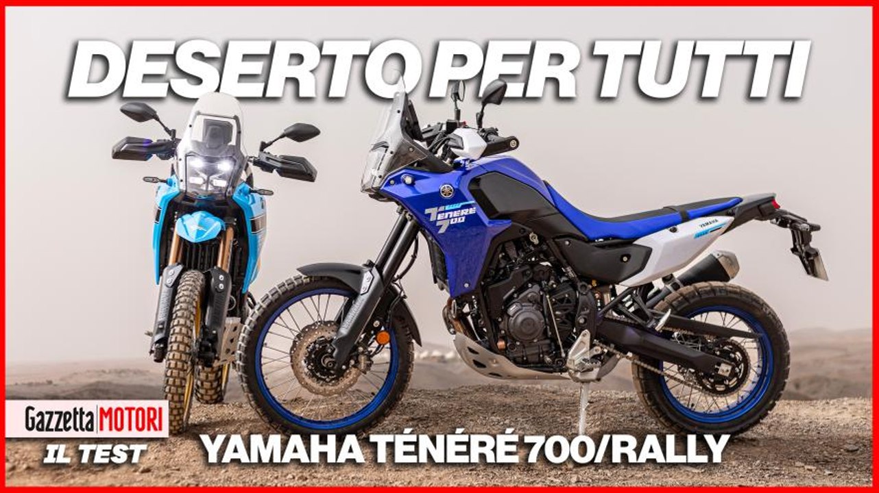 Yamaha Ténéré 700 e Ténéré 700 Rally 2025: tecnologia, sostanza e anima da Dakar