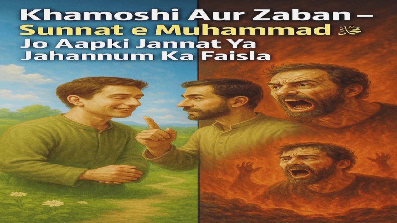 Khamoshi Aur Zaban – Sunnat e Muhammad ﷺ Jo Aapki Jannat Ya Jahannum Ka Faisla Kar Sakti Hai