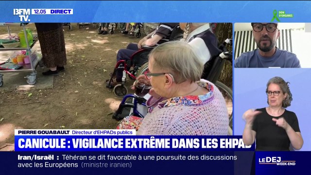 En raison de la canicule, les Ehpad sont extrêmement vigilants envers les personnes vulnérables