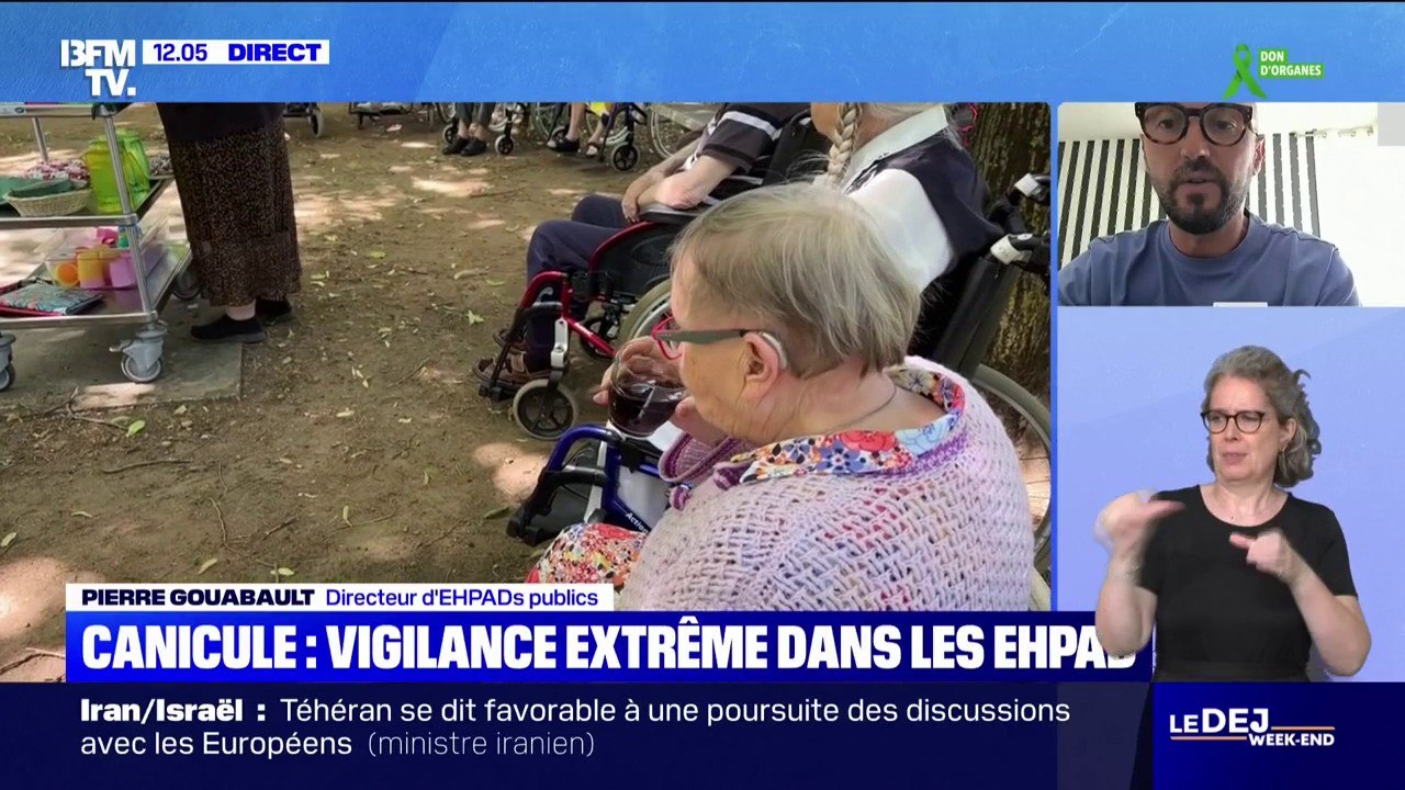 En raison de la canicule, les Ehpad sont extrêmement vigilants envers les personnes vulnérables