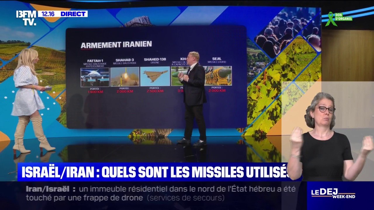 Conflit Israël-Iran: quels sont les missiles utilisés ?