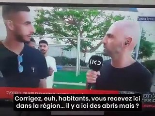 Füzeleri yiyen İsrail'de çözülme başladı: Mikrofon uzatan Siyonist muhabir neye uğradığını şaşırdı!