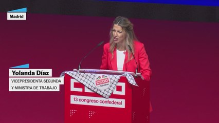 Yolanda Díaz: "Me avergüenzan los comportamientos de golfos, señores corruptos"