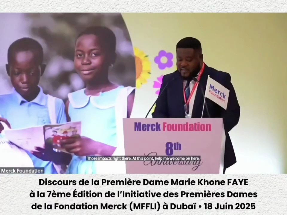 Discours de Marie Khone Faye à la 7è édition du Sommet des Premières Dames de la Fondation Merck