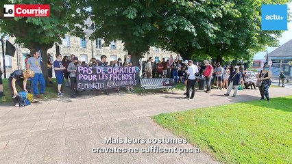 Manifestation antifasciste à Loudéac (Côtes-d'Armor) le 21 juin 2025