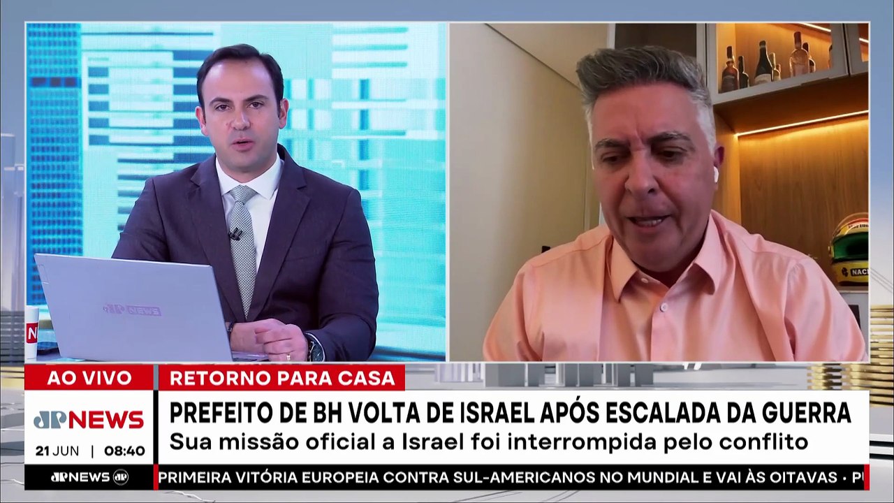 Prefeito de BH conta sobre a tensão na volta de Israel