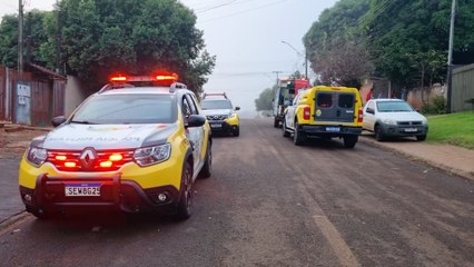 Surto amoroso termina com correria, perseguição em telhado e contenção com arma de choque