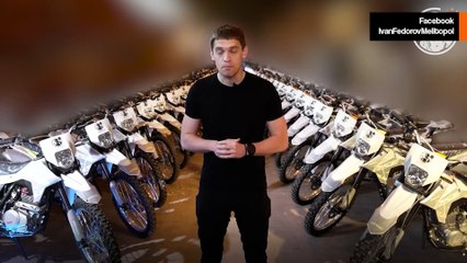 動画：ウクライナ、55台の軍用バイクで旅団を強化