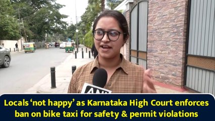 Locals ‘not happy’ as Karnataka High Court enforces ban on bike taxi for safety & permit violations