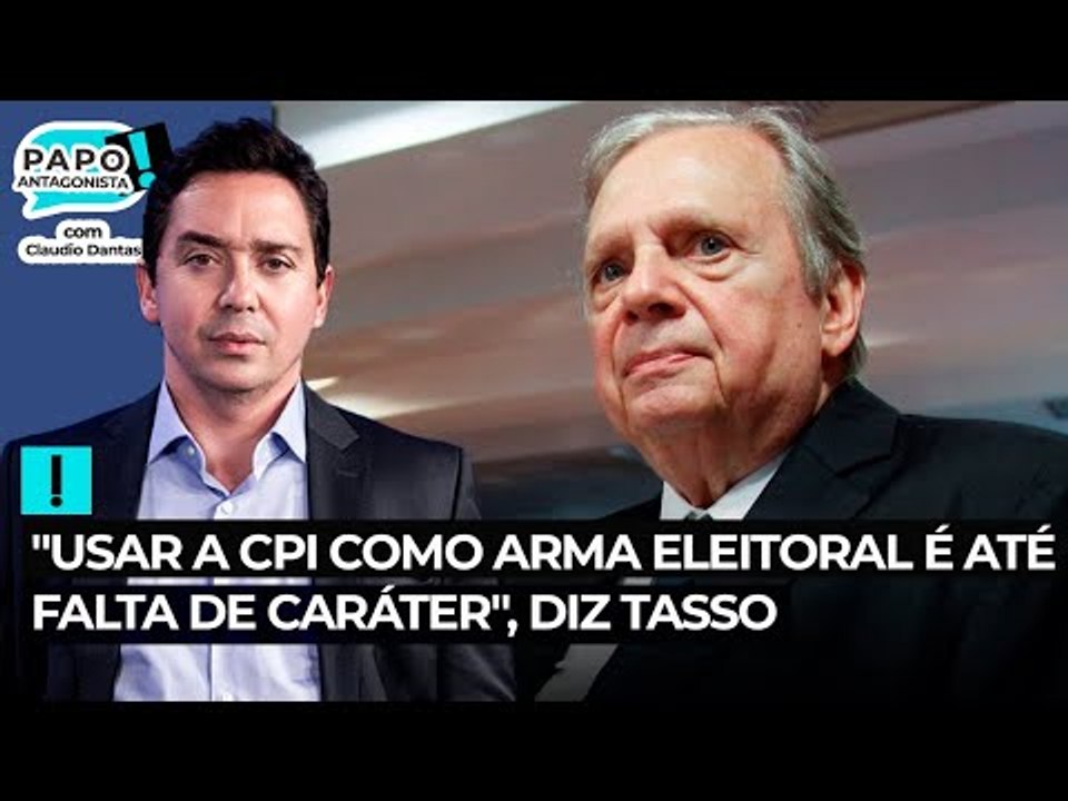 "Usar a CPI como arma eleitoral é até falta de caráter", diz Tasso