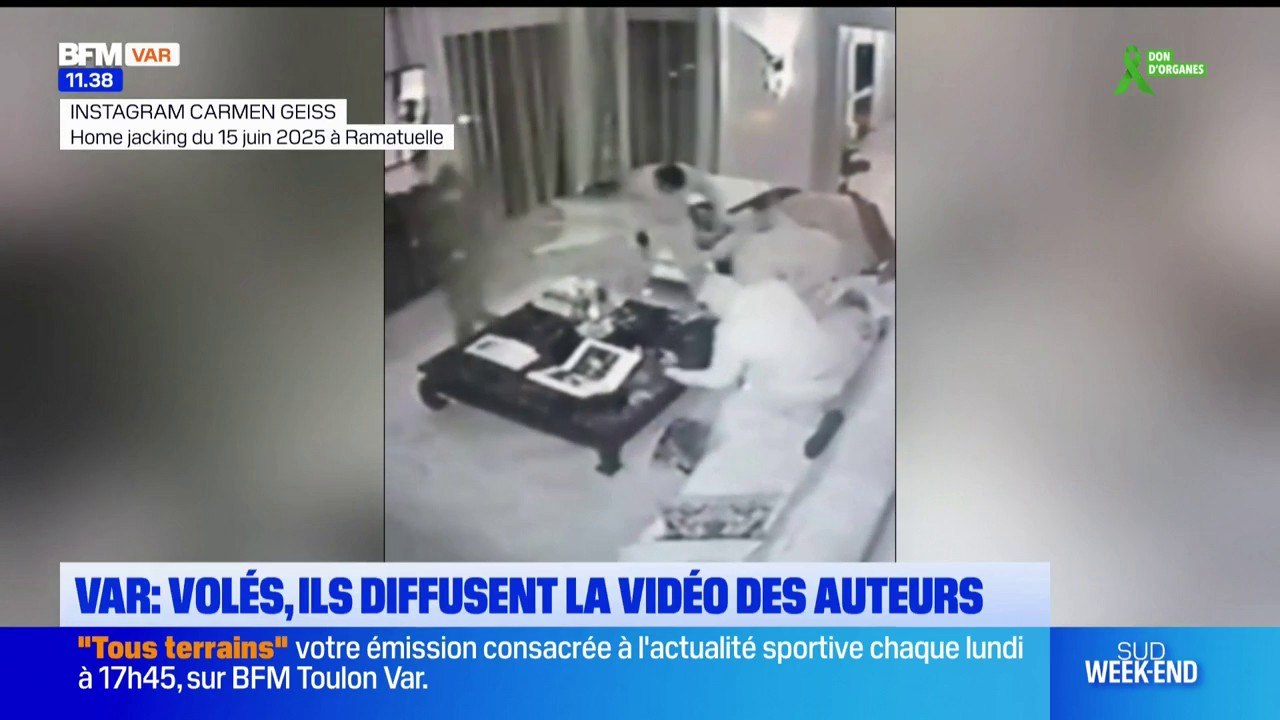 Var: des influenceurs victimes de home-jacking à Ramatuelle diffusent la vidéo de leurs agresseurs