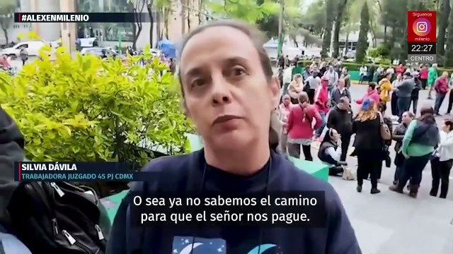 Trabajadores del TSJ-CdMx cumplen dos semanas de paro por aumento salarial